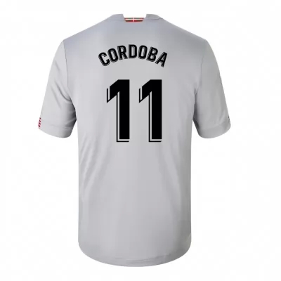 Herren Fußball Inigo Cordoba #11 Auswärtstrikot Grau Trikot 2020/21 Hemd