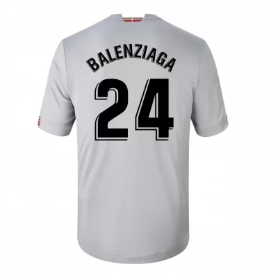 Herren Fußball Mikel Balenziaga #24 Auswärtstrikot Grau Trikot 2020/21 Hemd