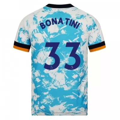 Herren Fußball Leo Bonatini #33 Auswärtstrikot Weiß Blau Trikot 2020/21 Hemd