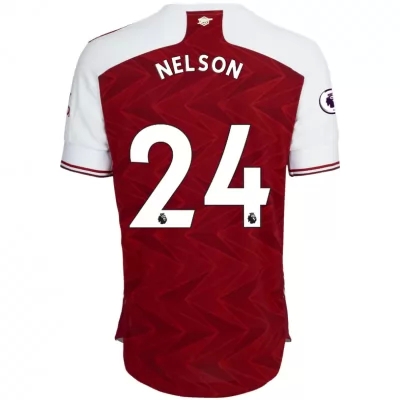 Herren Fußball Reiss Nelson #24 Heimtrikot Rot Trikot 2020/21 Hemd