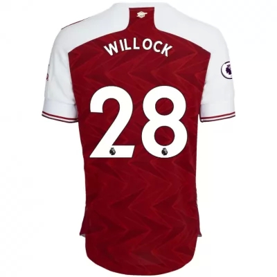 Herren Fußball Joe Willock #28 Heimtrikot Rot Trikot 2020/21 Hemd