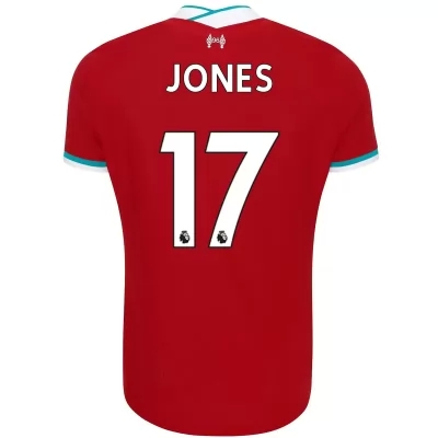 Herren Fußball Curtis Jones #17 Heimtrikot Rot Trikot 2020/21 Hemd
