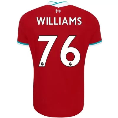 Herren Fußball Neco Williams #76 Heimtrikot Rot Trikot 2020/21 Hemd