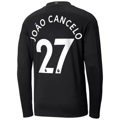 Herren Fußball Joao Cancelo #27 Auswärtstrikot Schwarz Trikot 2020/21 Hemd