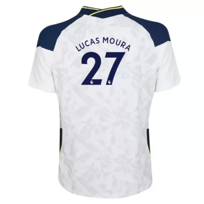 Herren Fußball Lucas Moura #27 Heimtrikot Weiß Trikot 2020/21 Hemd