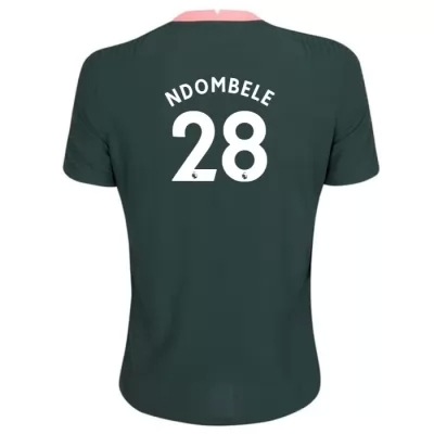 Herren Fußball Tanguy Ndombele #28 Auswärtstrikot Dunkelgrün Trikot 2020/21 Hemd