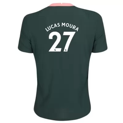 Herren Fußball Lucas Moura #27 Auswärtstrikot Dunkelgrün Trikot 2020/21 Hemd