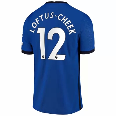 Herren Fußball Ruben Loftus-cheek #12 Heimtrikot Blau Trikot 2020/21 Hemd