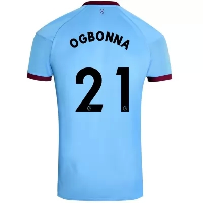 Herren Fußball Angelo Ogbonna #21 Auswärtstrikot Blau Trikot 2020/21 Hemd