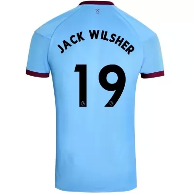 Herren Fußball Jack Wilshere #19 Auswärtstrikot Blau Trikot 2020/21 Hemd