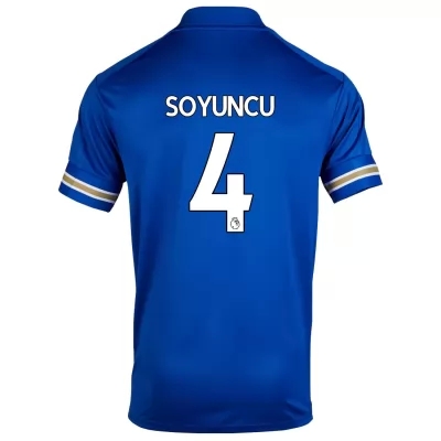 Herren Fußball Caglar Soyuncu #4 Heimtrikot Blau Trikot 2020/21 Hemd