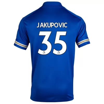 Herren Fußball Eldin Jakupovic #35 Heimtrikot Blau Trikot 2020/21 Hemd