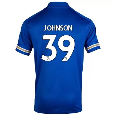 Herren Fußball Darnell Johnson #39 Heimtrikot Blau Trikot 2020/21 Hemd