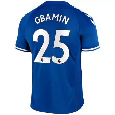 Herren Fußball Jean-philippe Gbamin #25 Heimtrikot Blau Trikot 2020/21 Hemd