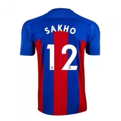 Herren Fußball Mamadou Sakho #12 Heimtrikot Rot Blau Trikot 2020/21 Hemd