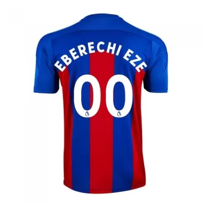 Herren Fußball Eberechi Eze #0 Heimtrikot Rot Blau Trikot 2020/21 Hemd