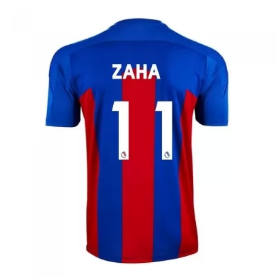 Herren Fußball Wilfried Zaha #11 Heimtrikot Rot Blau Trikot 2020/21 Hemd