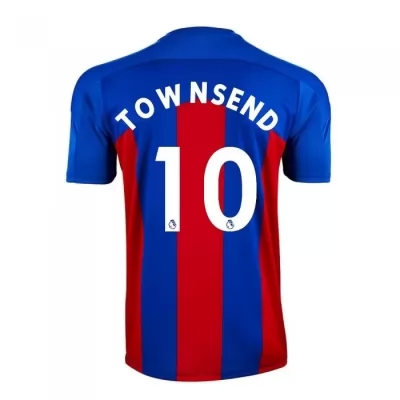 Herren Fußball Andros Townsend #10 Heimtrikot Rot Blau Trikot 2020/21 Hemd