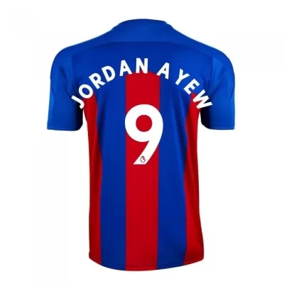 Herren Fußball Jordan Ayew #9 Heimtrikot Rot Blau Trikot 2020/21 Hemd