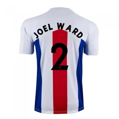 Herren Fußball Joel Ward #2 Auswärtstrikot Weiß Trikot 2020/21 Hemd