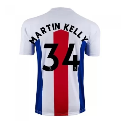 Herren Fußball Martin Kelly #34 Auswärtstrikot Weiß Trikot 2020/21 Hemd