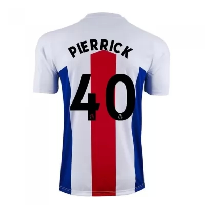 Herren Fußball Brandon Pierrick #40 Auswärtstrikot Weiß Trikot 2020/21 Hemd