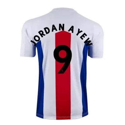 Herren Fußball Jordan Ayew #9 Auswärtstrikot Weiß Trikot 2020/21 Hemd