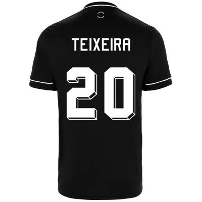 Herren Fußball Joao Carlos Teixeira #20 Auswärtstrikot Schwarz Trikot 2020/21 Hemd