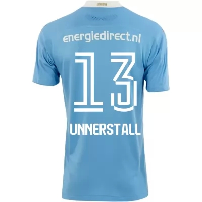 Herren Fußball Lars Unnerstall #13 Auswärtstrikot Blau Trikot 2020/21 Hemd