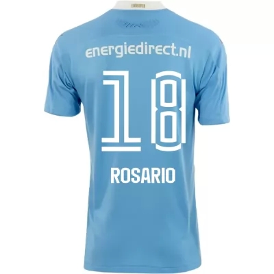Herren Fußball Pablo Rosario #18 Auswärtstrikot Blau Trikot 2020/21 Hemd