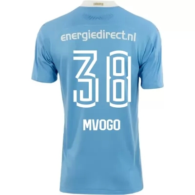 Herren Fußball Yvon Mvogo #38 Auswärtstrikot Blau Trikot 2020/21 Hemd