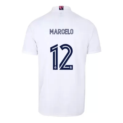 Herren Fußball Marcelo #12 Heimtrikot Weiß Trikot 2020/21 Hemd