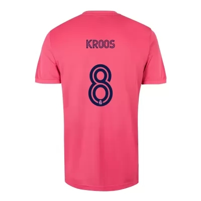 Herren Fußball Toni Kroos #8 Auswärtstrikot Rosa Trikot 2020/21 Hemd