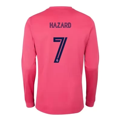 Herren Fußball Eden Hazard #7 Auswärtstrikot Rosa Trikot 2020/21 Hemd