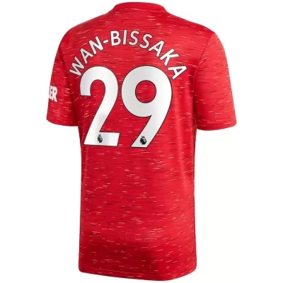 Herren Fußball Aaron Wan-bissaka #29 Heimtrikot Rot Trikot 2020/21 Hemd