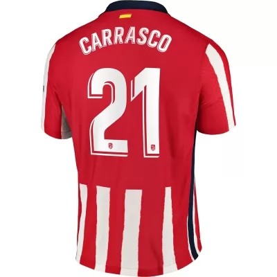 Herren Fußball Yannick Carrasco #21 Heimtrikot Rot Trikot 2020/21 Hemd