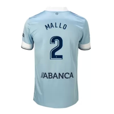Herren Fußball Hugo Mallo #2 Heimtrikot Hellblau Trikot 2020/21 Hemd