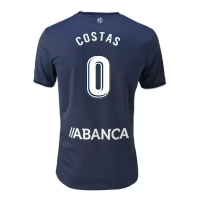 Herren Fußball David Costas #0 Auswärtstrikot Königsblau Trikot 2020/21 Hemd