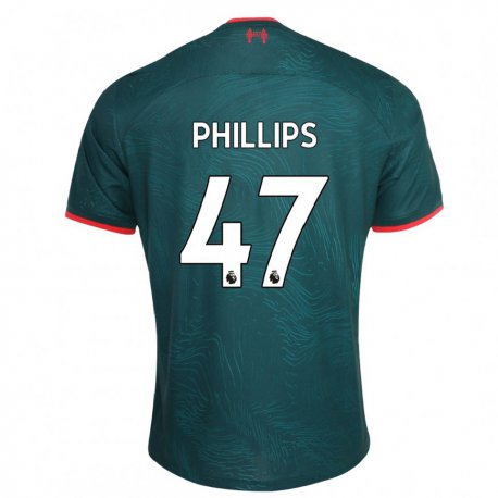 Kandiny Kinder Nathaniel Phillips #47 Dunkelgrün Ausweichtrikot Trikot 2022/23 T-shirt