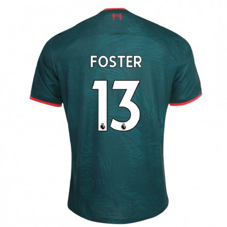Kandiny Kinder Rylee Foster #13 Dunkelgrün Ausweichtrikot Trikot 2022/23 T-shirt