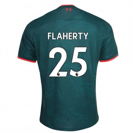 Kandiny Kinder Gilly Flaherty #25 Dunkelgrün Ausweichtrikot Trikot 2022/23 T-shirt