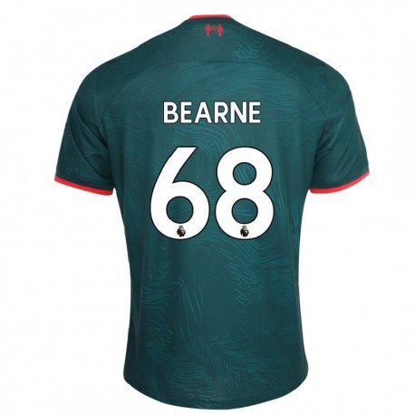Kandiny Kinder Jack Bearne #68 Dunkelgrün Ausweichtrikot Trikot 2022/23 T-shirt