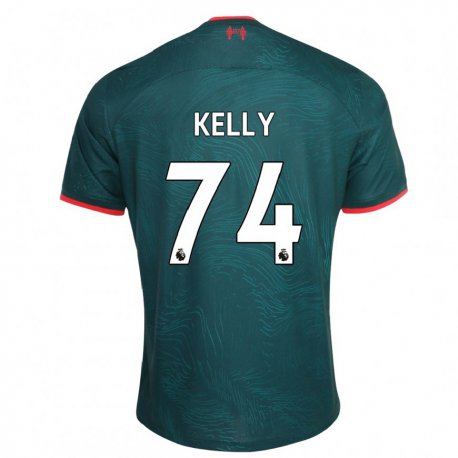 Kandiny Kinder Oscar Kelly #74 Dunkelgrün Ausweichtrikot Trikot 2022/23 T-shirt