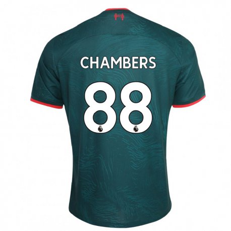 Kandiny Kinder Luke Chambers #88 Dunkelgrün Ausweichtrikot Trikot 2022/23 T-shirt