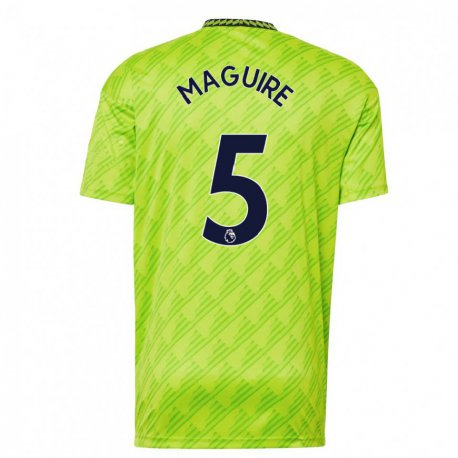 Kandiny Kinder Harry Maguire #5 Hellgrün Ausweichtrikot Trikot 2022/23 T-shirt