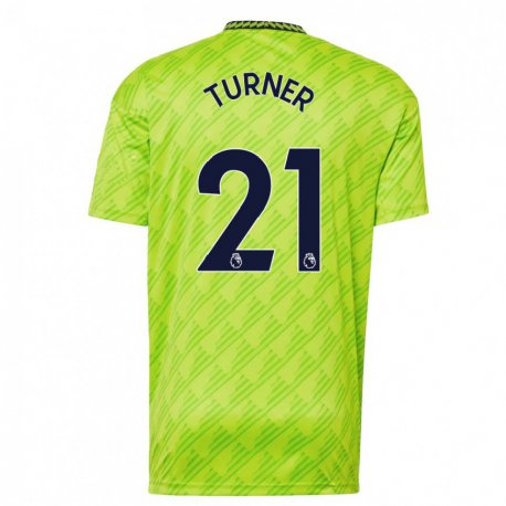 Kandiny Kinder Millie Turner #21 Hellgrün Ausweichtrikot Trikot 2022/23 T-shirt