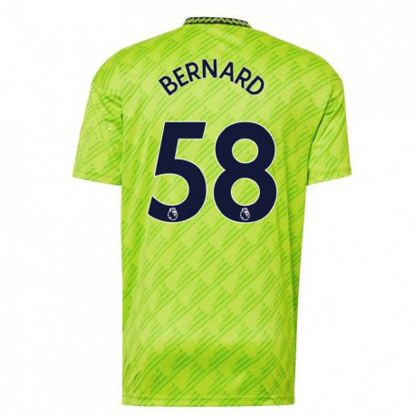 Kandiny Kinder Bernard #58 Hellgrün Ausweichtrikot Trikot 2022/23 T-shirt