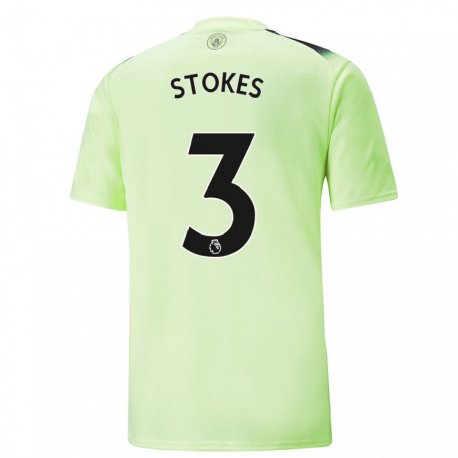 Kandiny Kinder Demi Stokes #3 Grün Dunkelgrau Ausweichtrikot Trikot 2022/23 T-shirt