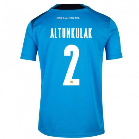 Kandiny Kinder Selen Altunkulak #2 Dunkelblau Weiß Ausweichtrikot Trikot 2022/23 T-shirt