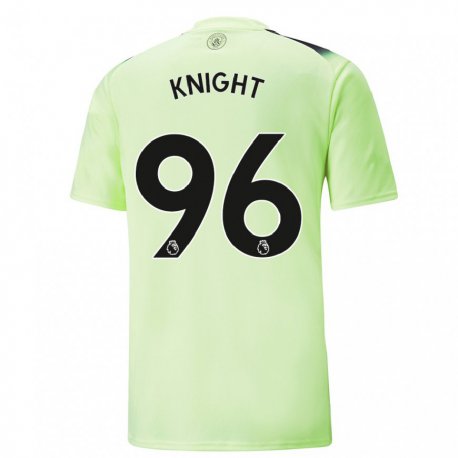 Kandiny Kinder Ben Knight #96 Grün Dunkelgrau Ausweichtrikot Trikot 2022/23 T-shirt